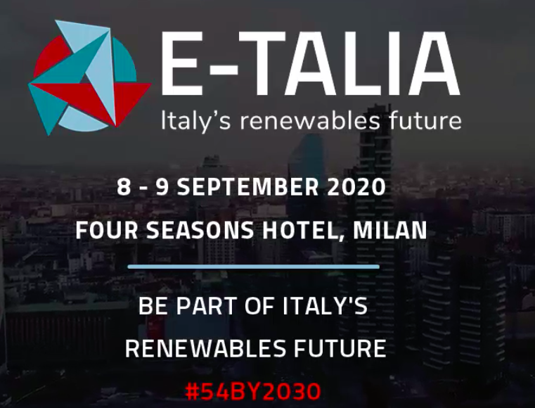 E-Talia Summit 2020 - Accelerating the Italian energy transition